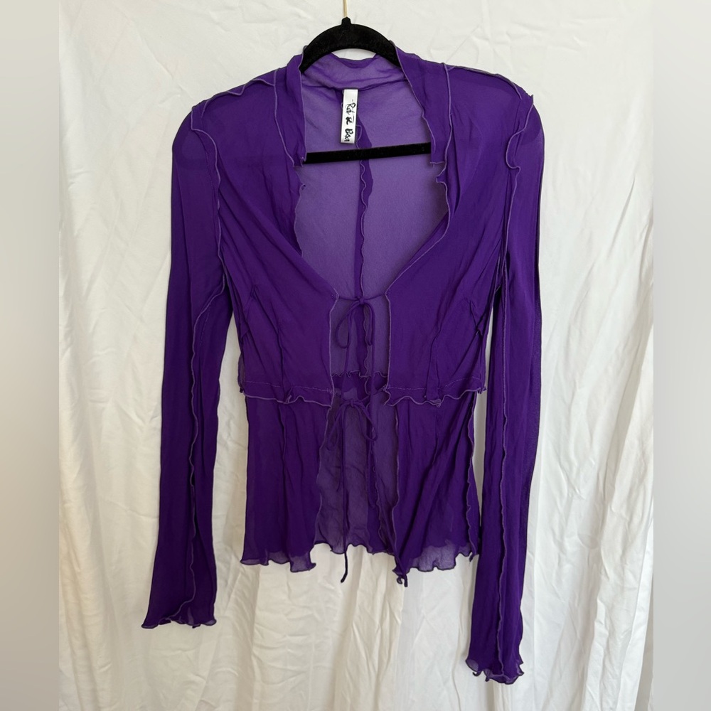 Rat & Boa Purple Aphrodite Blouse